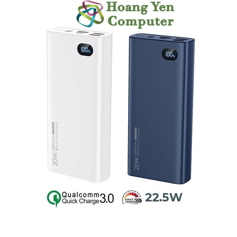 Sạc Dự Phòng Remax RPP-292 20000mAh  - BH 1 Năm - Hoàng Yến Computer