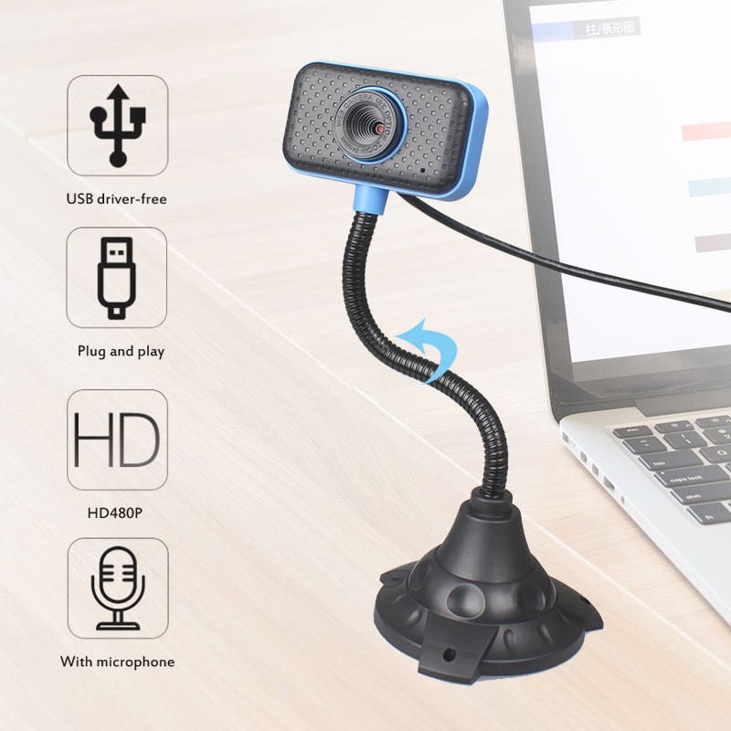 AUTO FOCUS Webcams 480p Cao Cấp Cho Máy Tính