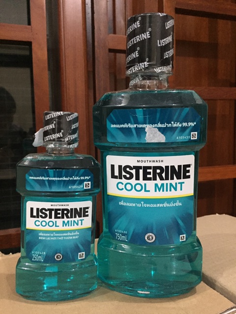 Nước súc miệng Listerine 750ml (Tặng kèm chai 250ml)