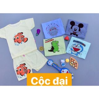Set 5 bộ cộc in hình thú size đại cho bé