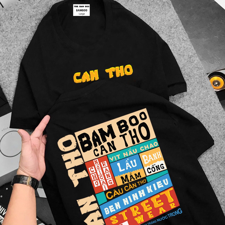 Áo Thun CẦN THƠ Bam Boo Áo Phông CẦN THƠ Unisex Form Rộng | BigBuy360 - bigbuy360.vn