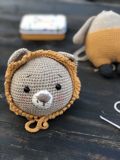 Gấu mì - gấu bông handmade
