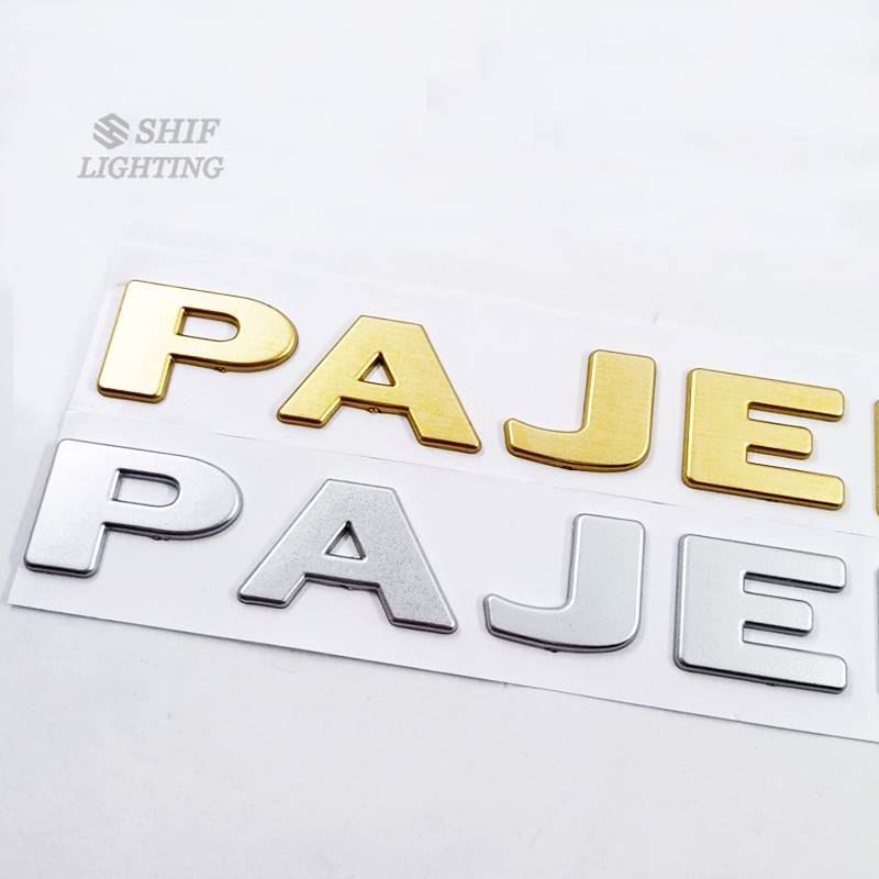 Hình dán chữ Pajero Sport trang trí xe hơi độc đáo