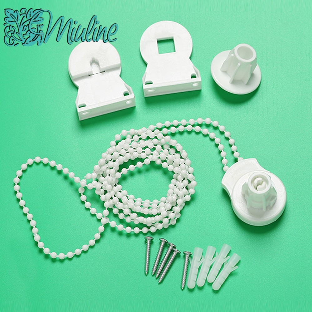 Miuline Bộ dụng cụ sửa chữa thay thế rèm cuốn che nắng/Bộ phụ kiện dây kéo rèm cửa tiện lợi/Bộ phụ kiện con xoay kèm dây kéo rèm cửa chuyên dụng tiện lợi