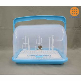Khay úp bình sữa ,cốc có nắp đậy Việt Nhật(loại to)