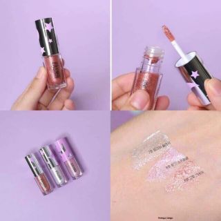 Nhũ mắt twinkle liquid shadow peripera asmr