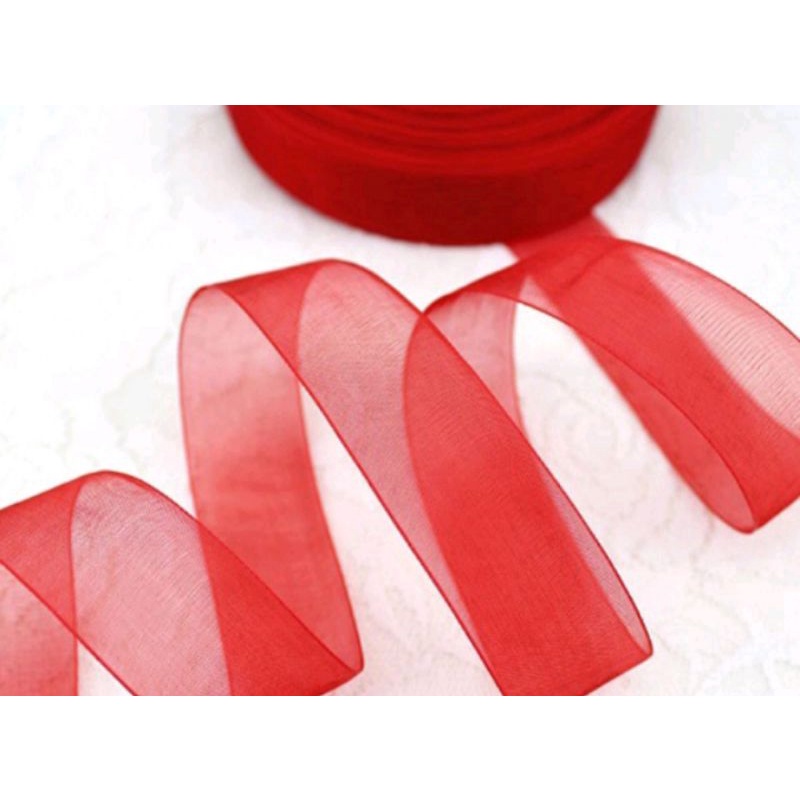 Cuộn 5 mét ruy băng voan 2,5cm