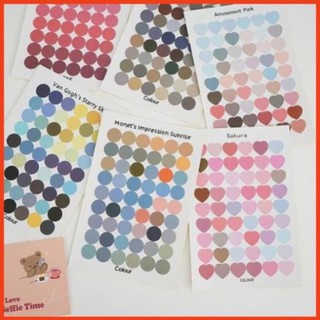 Nhãn dán diy dán trang trí sổ tay niêm phong... nhiều mẫu màu pastel