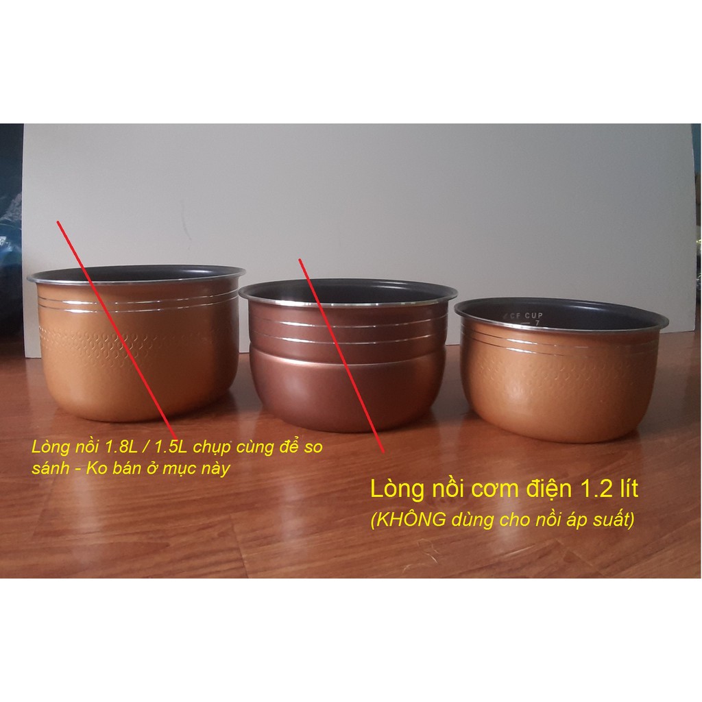 Lòng nồi cơm điện 1.2lit – Ruột nồi cơm điện tử 1.2L | BigBuy360 - bigbuy360.vn