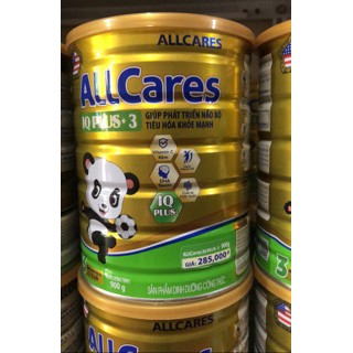 Sữa ALLCARES IQ PLUS+ 3 lon 900g