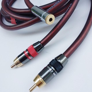 Dây 3.5 cái ra AV Monster (3.5 female to RCA) dài 15m (nhiều kích thước lựa chọn)
