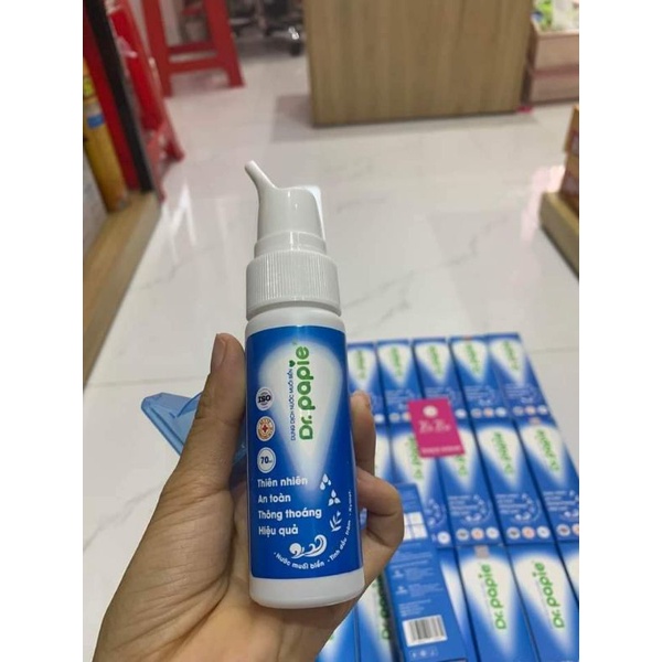[CHÍNH HÃNG] - Nước xịt muối biển Dr.Papie