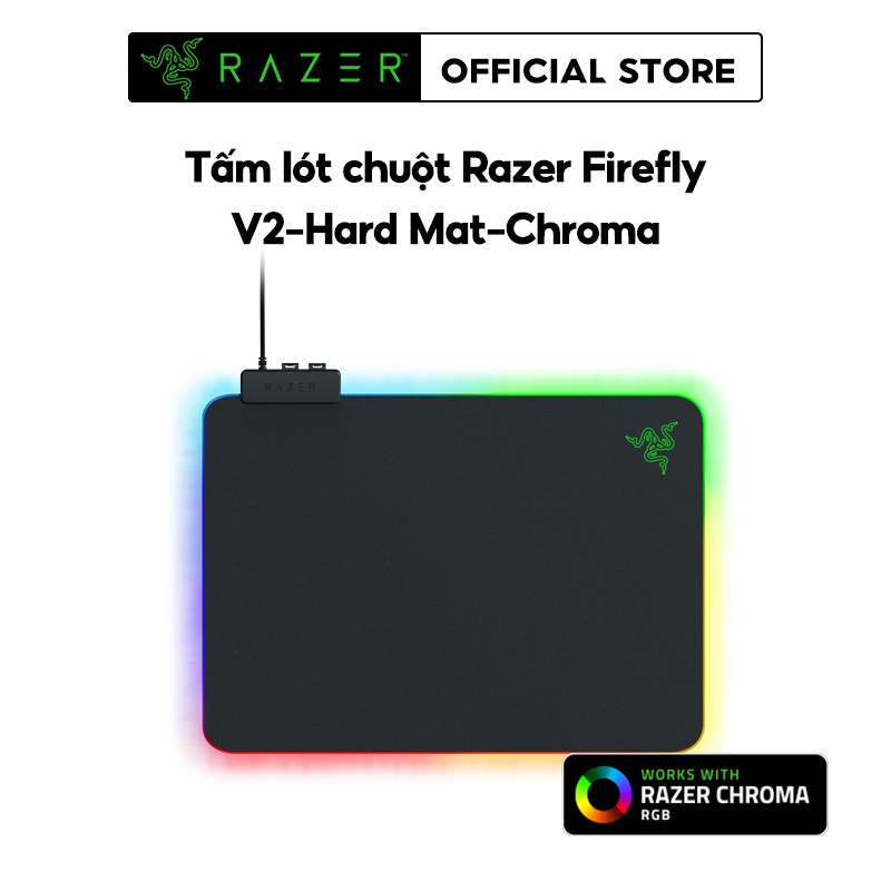 Tấm lót chuột Razer Firefly V2-Hard Mat-Chroma