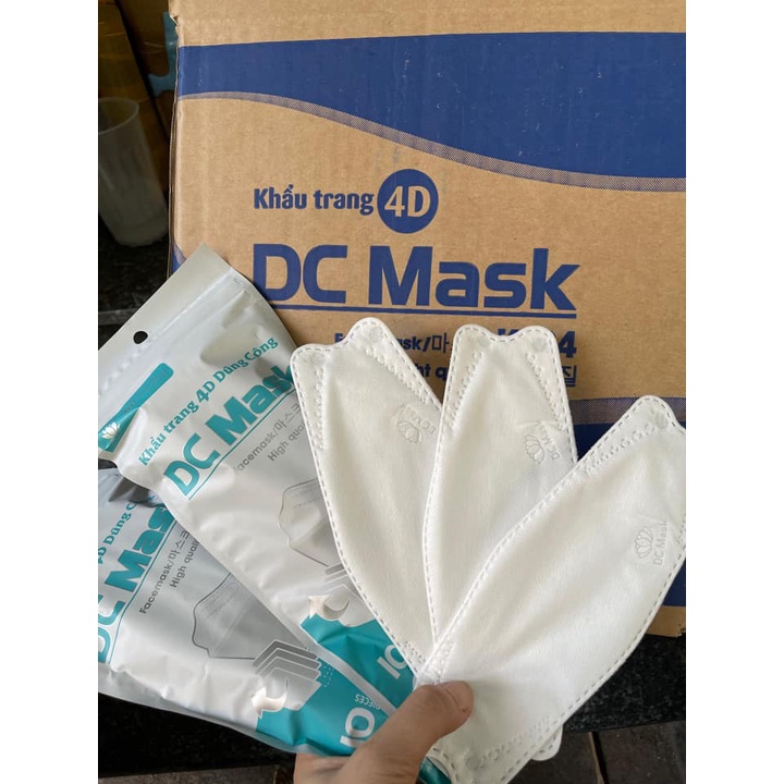 Set 50 cái khẩu Trang 4D KF94 - sản xuất theo công nghệ Hàn Quốc