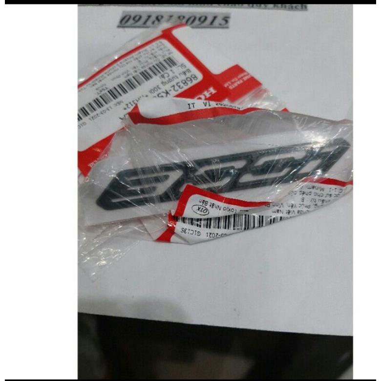 Tem chữ 300i biểu tượng 300i sh 300i chính hãng honda giá 1 bên