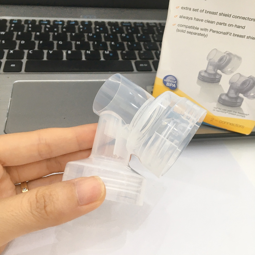Set 2 cổ nối máy hút sữa Me_dela pump chính hãng - Phụ kiện hút sữa