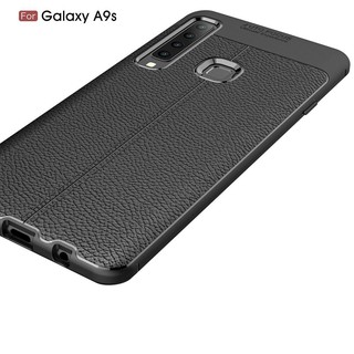 Ốp Silico Vân Da Cho Samsung Galaxy A9 (2018) - Auto Focus