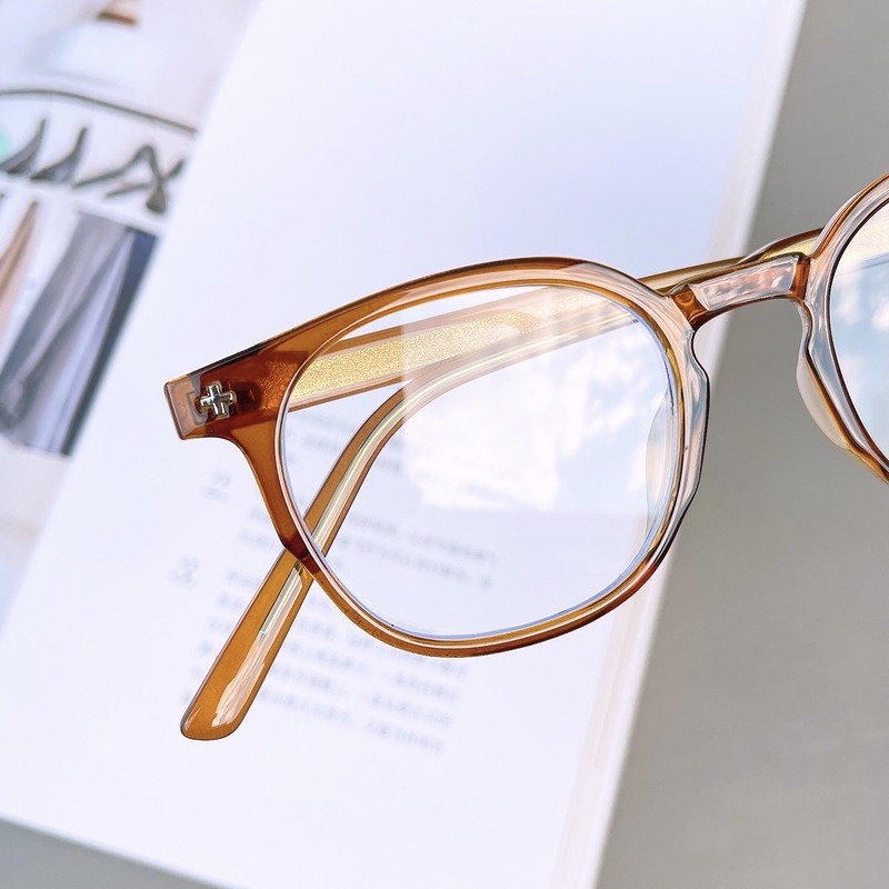 Mắt Kính Gọng Tròn Chống Ánh Sáng Xanh Thời Trang Unisex