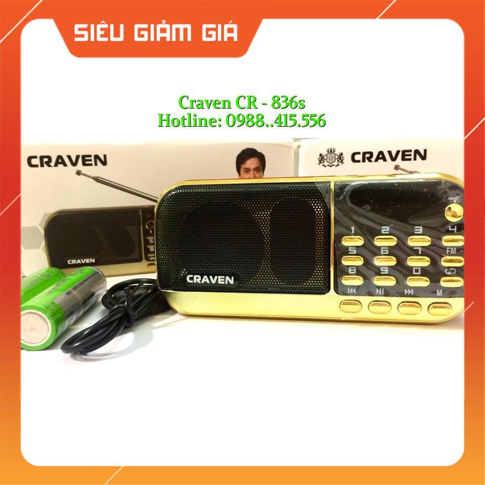 Loa Nghe Nhạc Usb Thẻ Nhớ FM Craven CR-836s