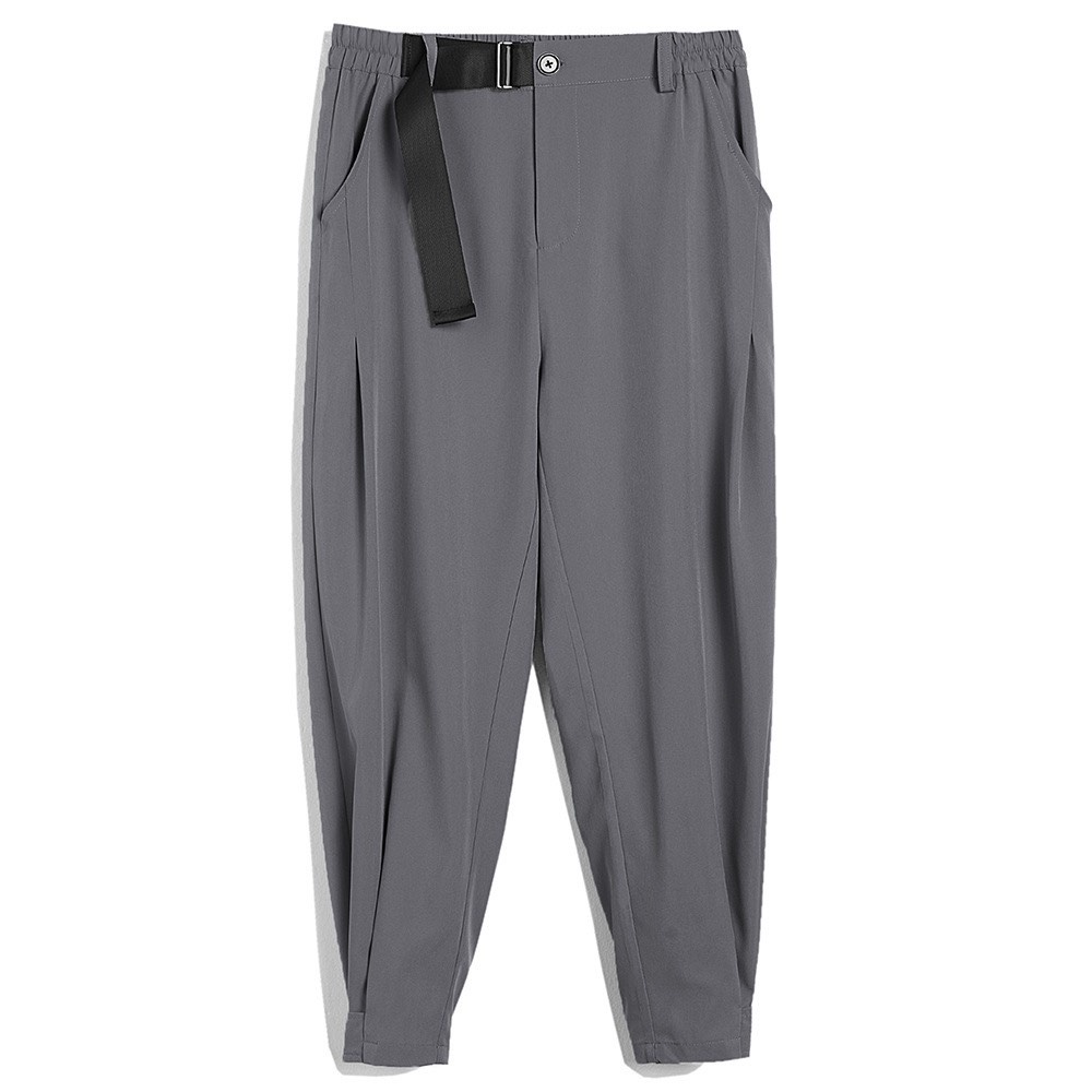 Quần Baggy nam hàng cao cấp, Quần ống rộng hàn quốc có đai lưng tùy chỉnh vòng bụng