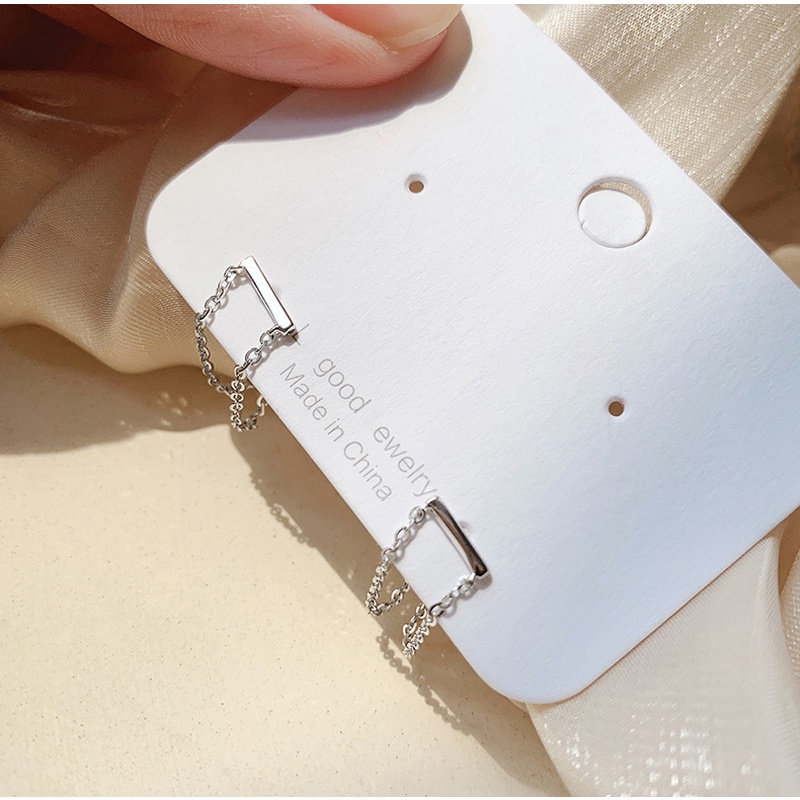 Khuyên Tai Tua Rua Hình Học Màu Vàng Đồng Thời Trang Thanh Lịch Phong Cách Hàn Quốc Dành Cho Học Sinh Nữ