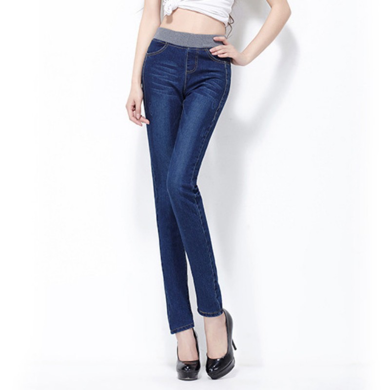 Quần Jeans nữ Denim ôm Slim size S-6XL