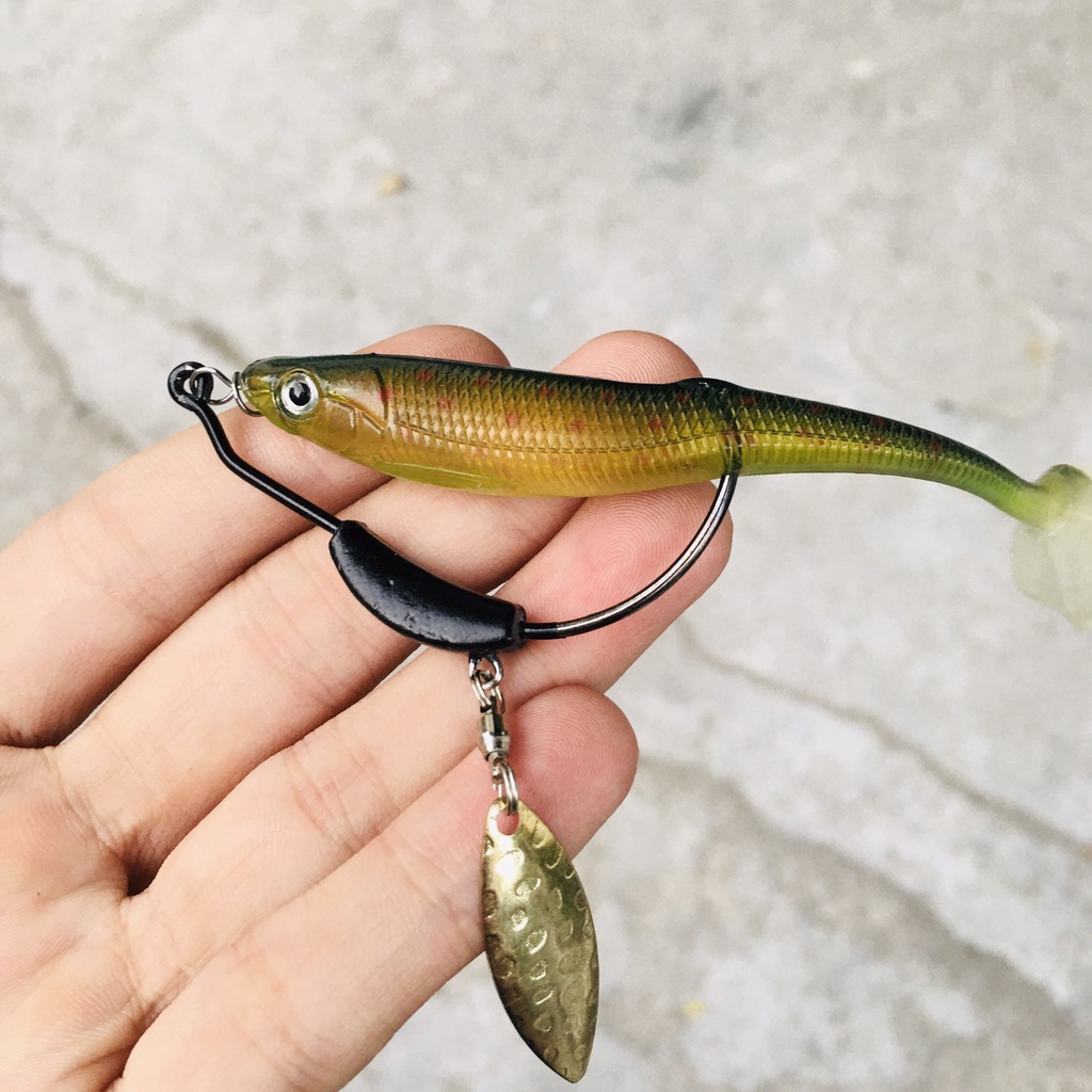 Combo 5 mồi mềm câu lure Proberos dài 9cm nặng 5gr chuyên câu lure, cá lóc, chẽm, cá nhát ăn phukiencaulure25