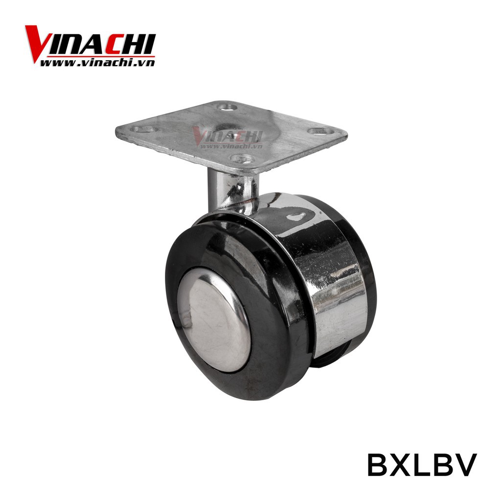 Bánh Xe Lăn Inox Đế Bắt Bắt Vít - 50mm Giúp Cố Định Sản Phẩm, Chống Trôi Tăng Khả năng Chịu Lực