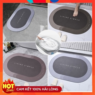 🌈Mua 4 Tặng 1🌈 Tấm thảm trải phòng cửa vệ sinh Vân Đá Home (60x40cm)