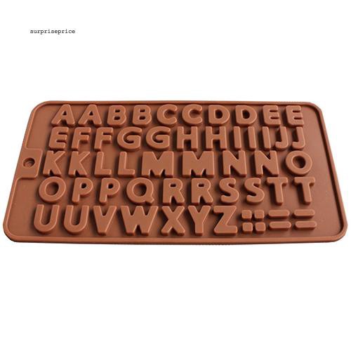 Khuôn silicon làm bánh đa năng tiện dụng hình chữ cái sáng tạo