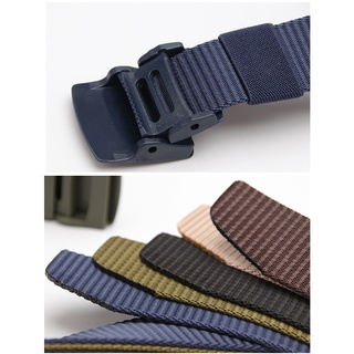 Dây thắt lưng  thời trang nam mặt nhựa dây nylon