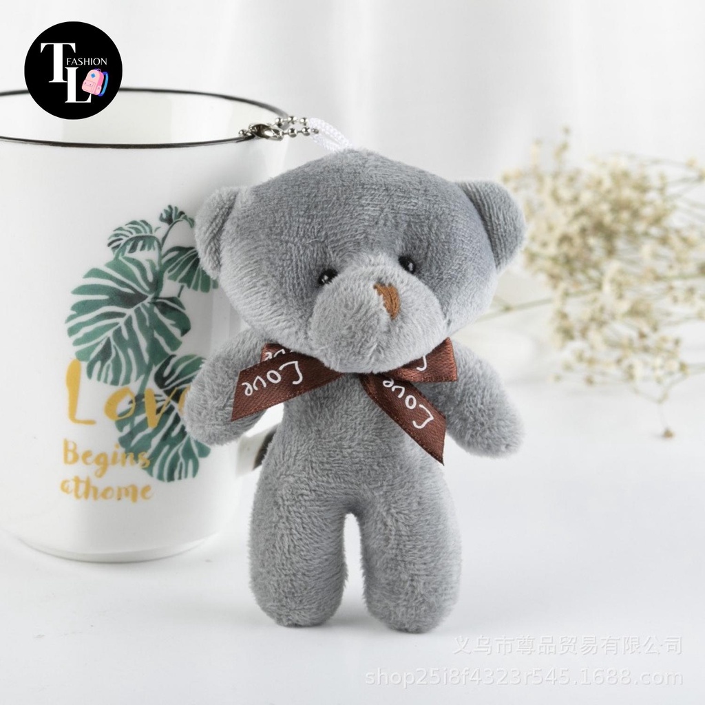 Móc khóa gấu bông treo balo túi xách siêu xinh giá cực rẻ-TL