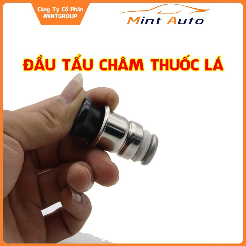 Đầu Tẩu Châm Thuốc Trên Ô Tô 12V Tự Động Ngắt Khi Đủ Độ Nóng An Toàn Khi Sử Dụng