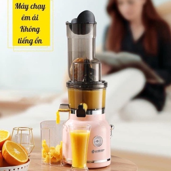 MÁY ÉP CHẬM NGUYÊN QUẢ CHEF&amp;CHEF CH-333 VẬN HÀNG CỰC ÊM ÁI KO TẠO TIẾNG ỒN ĐỘ BỀN CAO