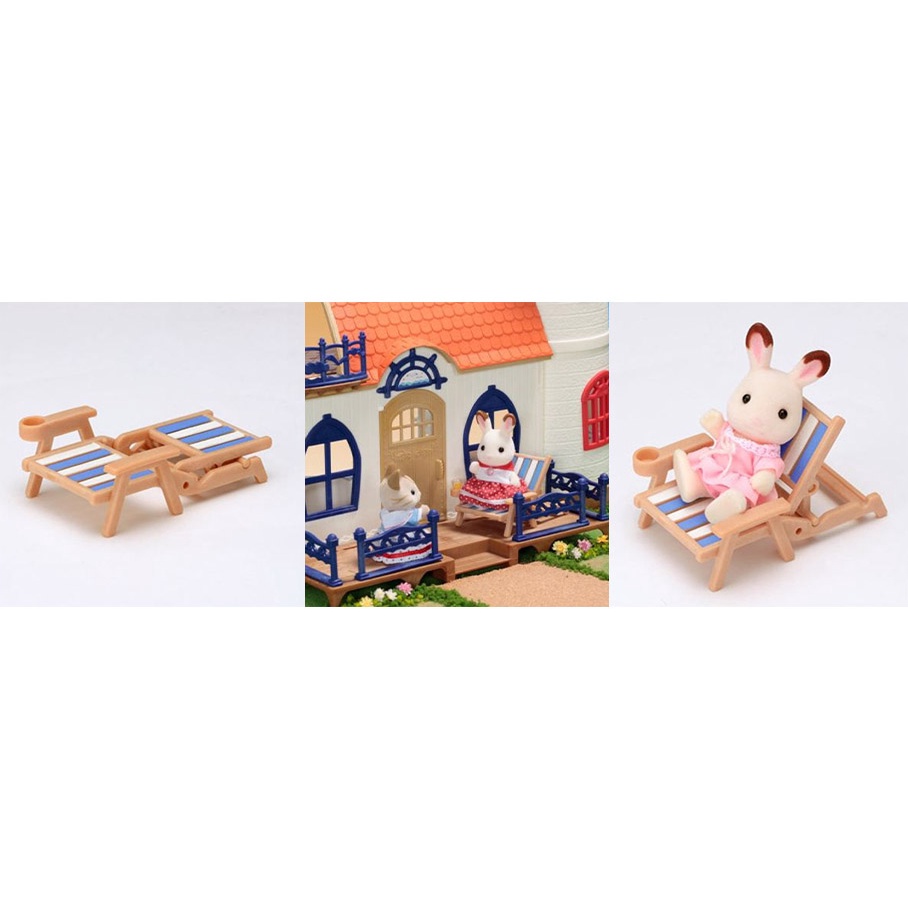 Đồ Chơi Sylvanian Families Những Bộ Ghế Ngoài Trời Outdoor Chairs Collection