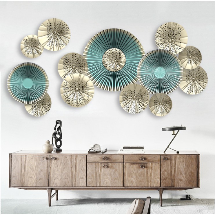 Decal dán tường trang trí - LÁ SEN XANH HIỆN ĐẠI SẮC NÉT HIỆN ĐẠI