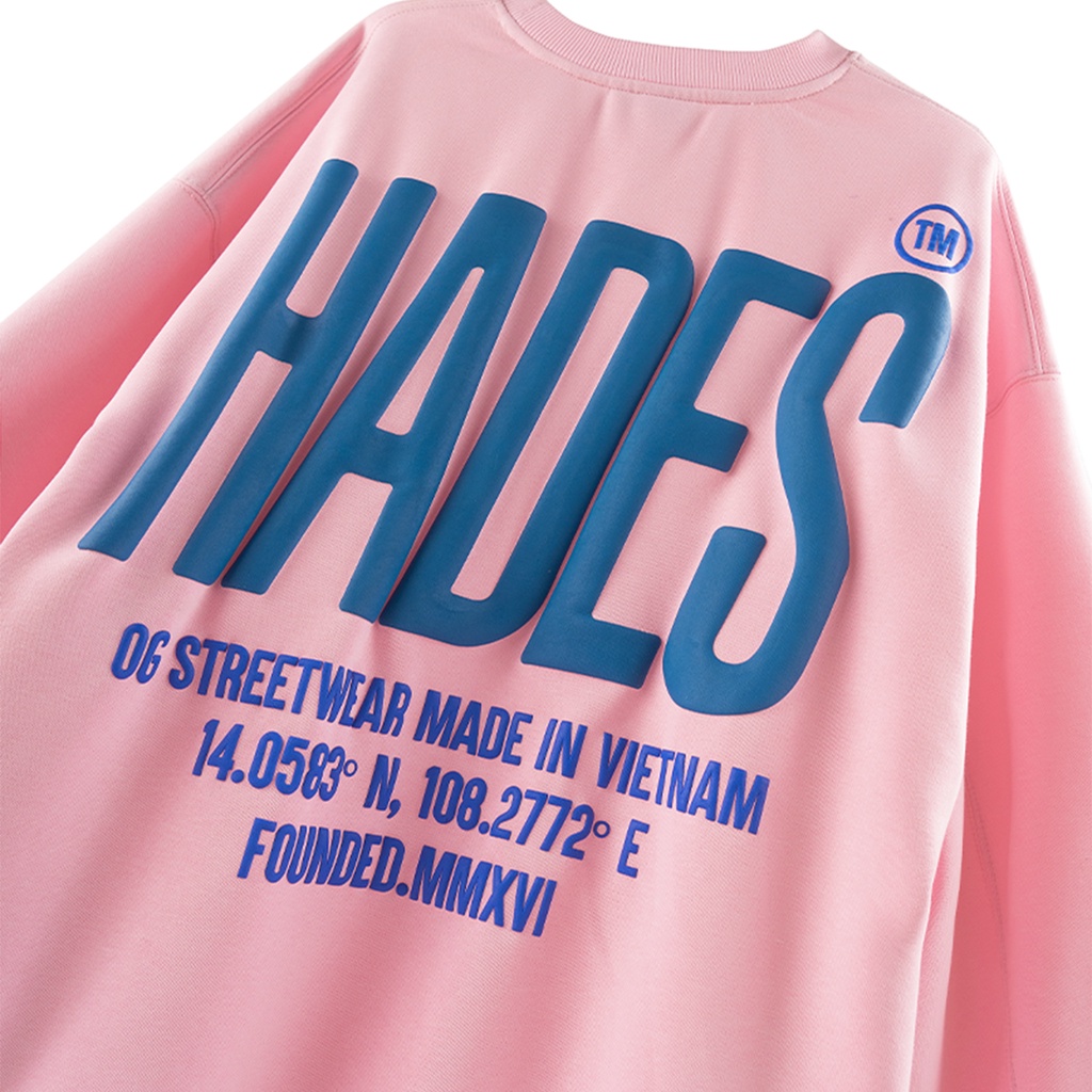 Áo Sweater Tay Dài Vải Nỉ Bông ARTEFACT - HADES Brand Chính Hãng