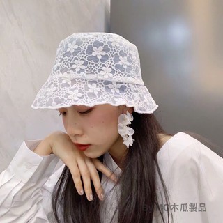 Sản Phẩm Papaya/Mũ Tai Bèo Lưới Organza Hai Lớp Trong Suốt Phối Màu Tương Phản Kiểu Hàn Quốc