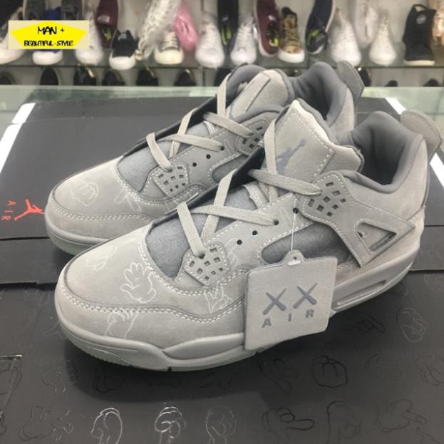 New Đủ mẫu FRESHIP (FULL BOX) giày thể thao AIR JORDAN 4 retro xám [.] [.] . . ✫ siêu phẩm 1212 * !