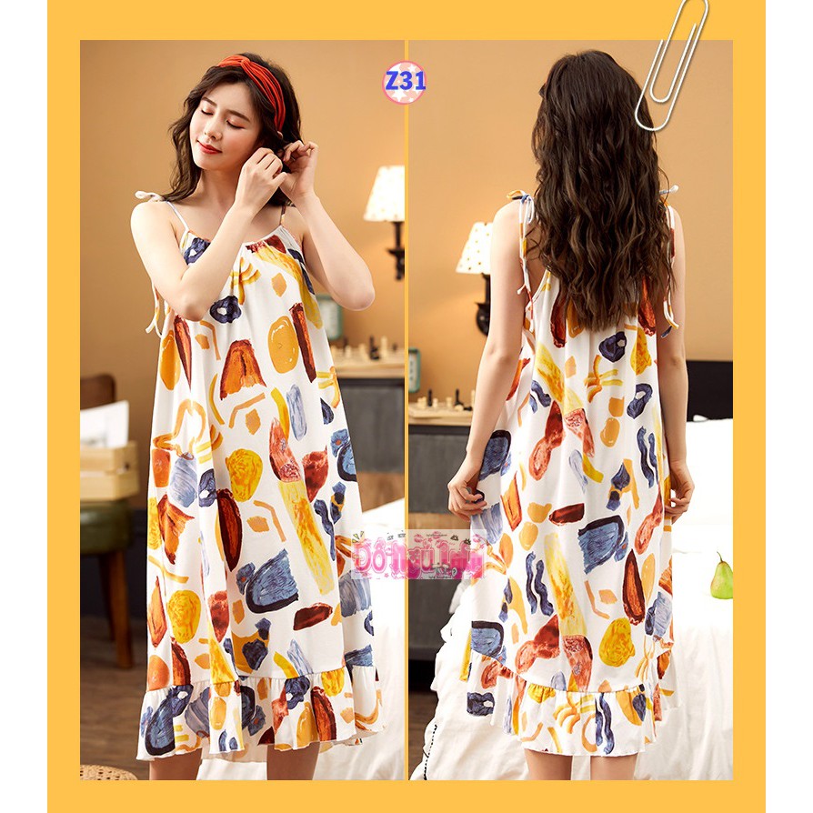 Váy 2 Dây mặc hè cực mát Z31