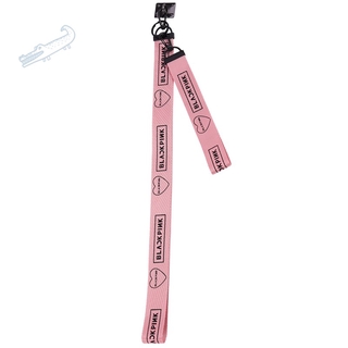 Dây Đeo Cổ In Chữ Blackpink Màu Hồng Xinh Xắn