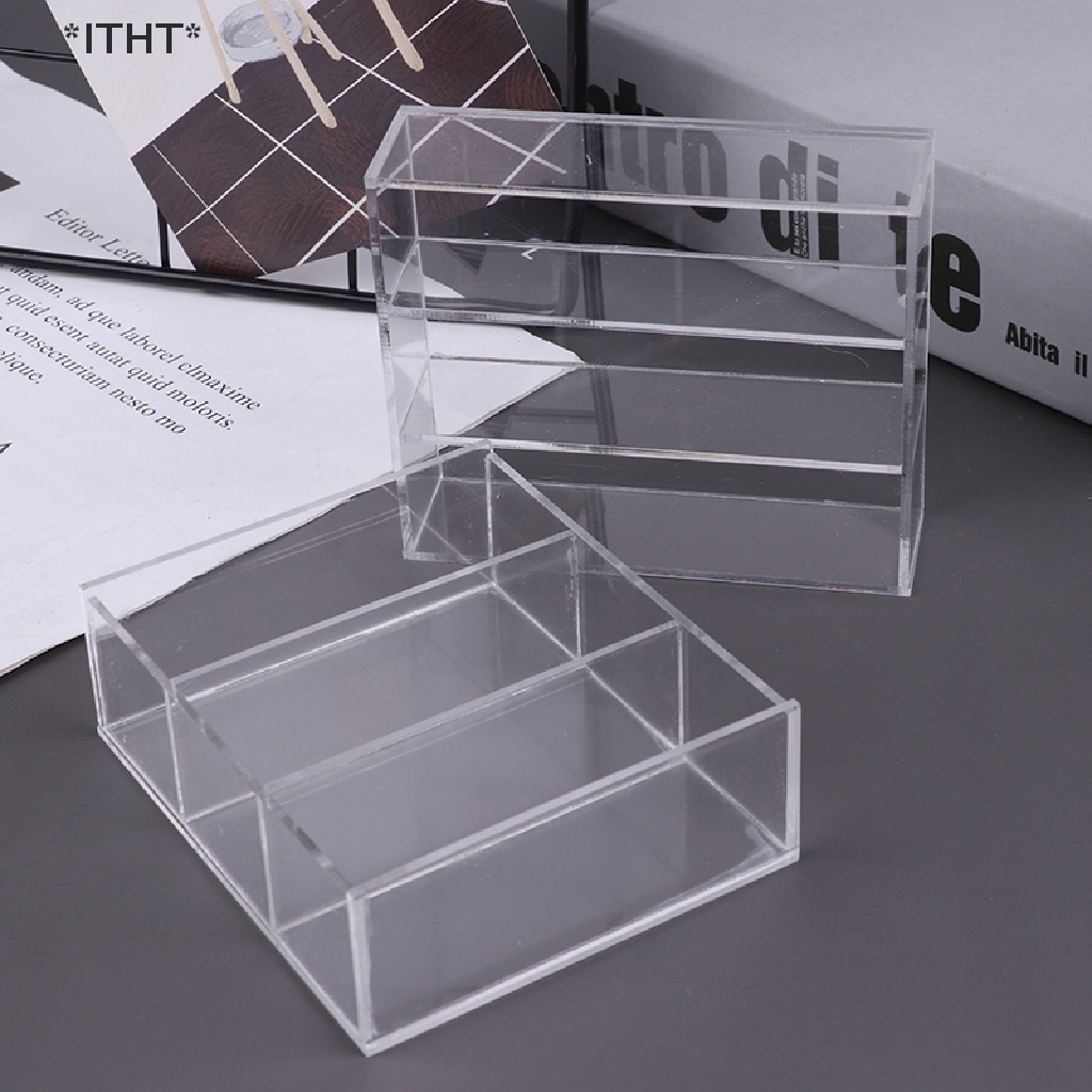 Hộp Trưng Bày Tủ Trưng Bày Mô Hình Nhà Búp Bê Bằng Acrylic Tỷ Lệ 1 / 12