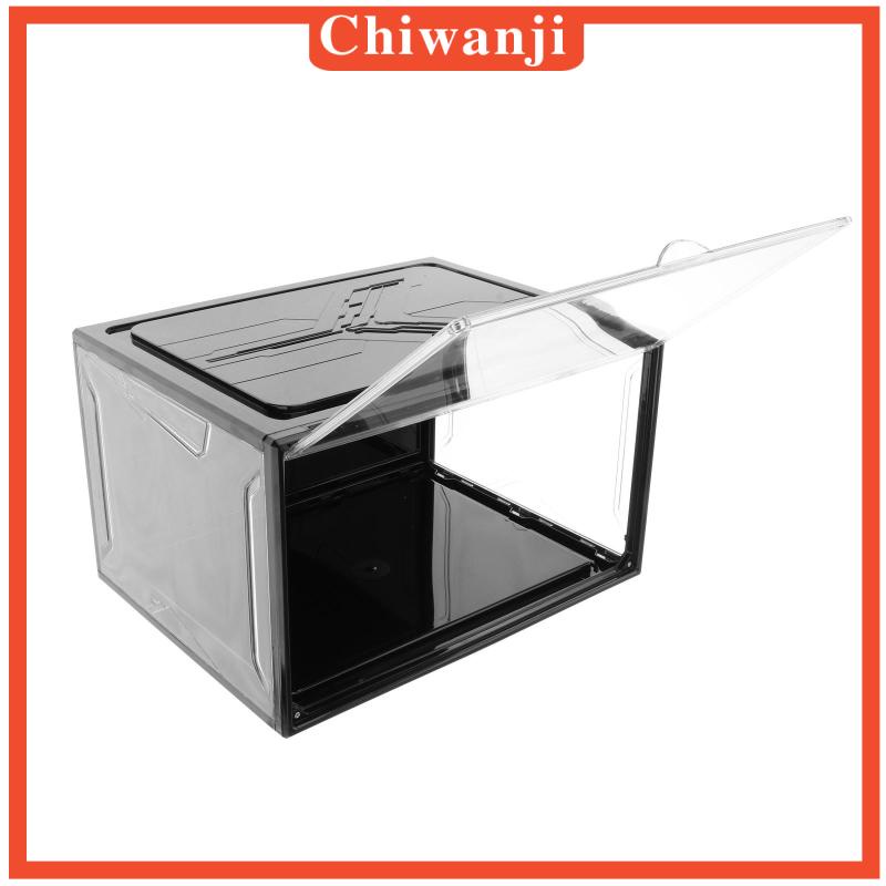 [CHIWANJI] Shoe Storage Boxes Magnetic Closure Containers Case 14''x 11'' x 8.7''