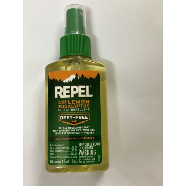 Xịt Chống Muỗi Côn Trùng REPEL 118ml - Mỹ (Hương Chanh)