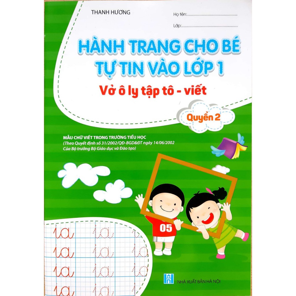 Sách - Combo 10 cuốn vở Tập tô, Tập viết, Học toán - Hành trang cho bé tự tin vào lớp 1