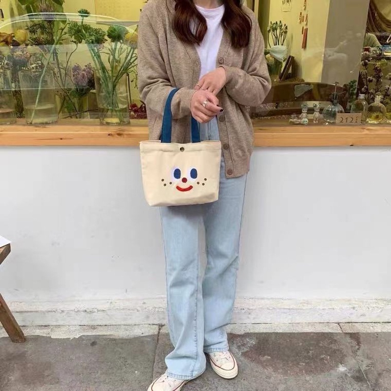 Túi vải mini phong cách Hàn Quốc cho nữ