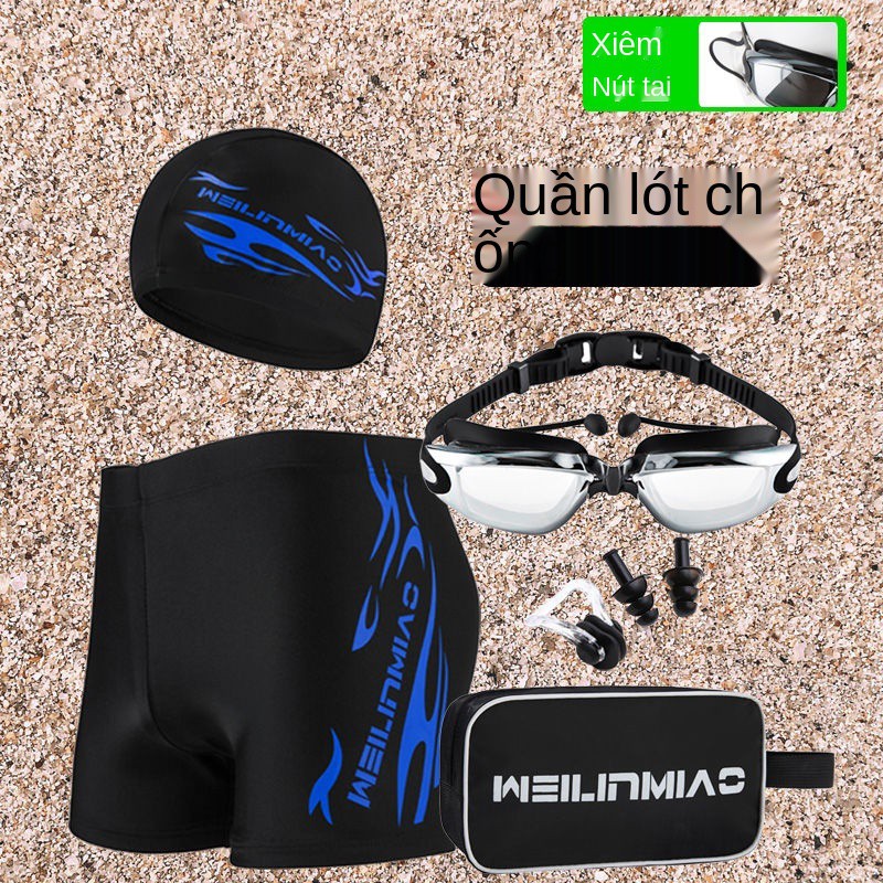 Quần bơi nam, suối nước nóng võ sĩ nam, kích thước lớn nhanh khô Quần bơi chuyên nghiệp dành cho người lớn kính bơi phù | BigBuy360 - bigbuy360.vn