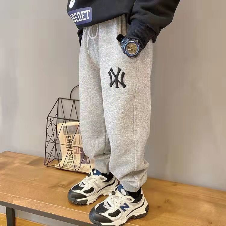 Quần Thể Thao Dáng Rộng Phong Cách Thời Trang Xuân Thu Dành Cho Bé Trai