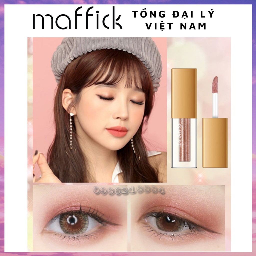 Nhũ mắt kim tuyến nội địa trung Lameila - Nhũ mắt ánh kim lấp lánh Lameila Liquid Eye Shadow LNM1