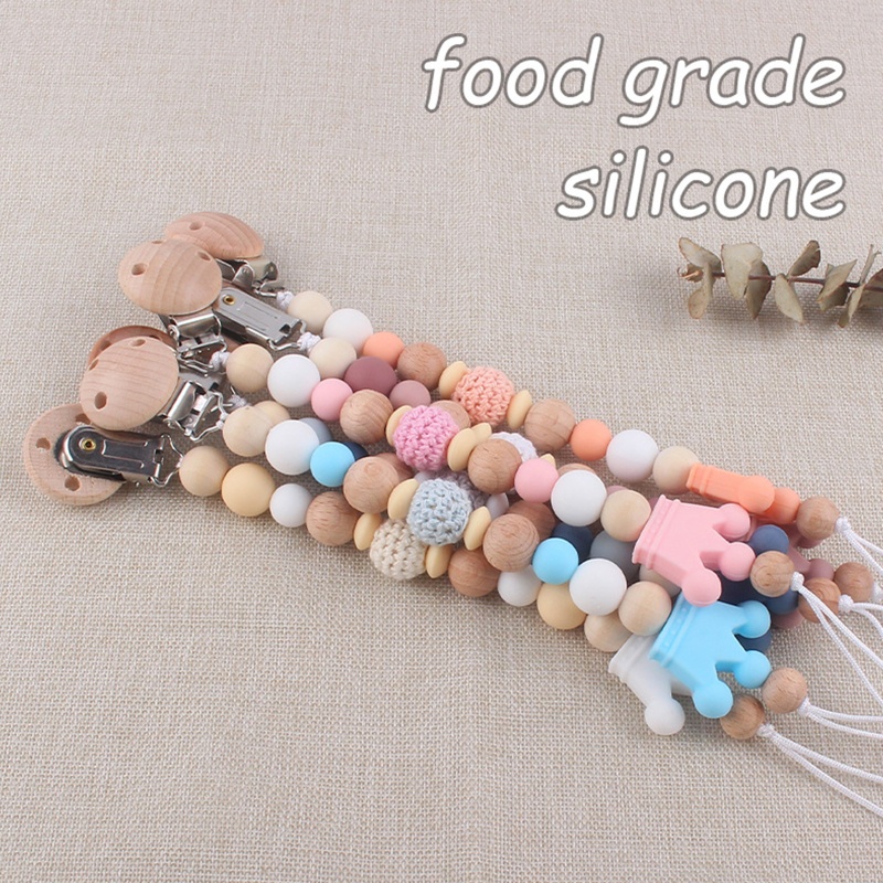 Giá Đỡ Hạt Đồ Chơi Bằng Silicone Không BPA Dành Cho Bé Gặm Răng